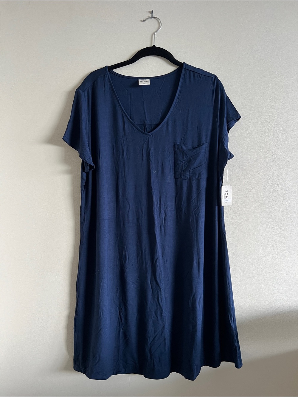 Soma Cool Nights Navy Sleepshirt Sz XL